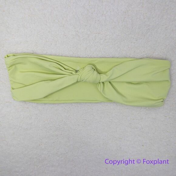 NEW Stone Fox‎ Swim x Free People lele knotted bandeau bikini top, size XS - Picture 2 of 9